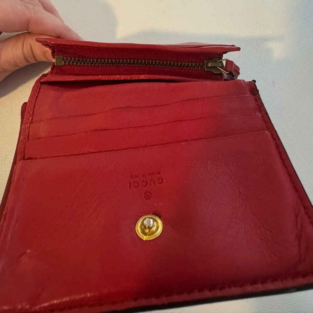 Gucci Brown GG Supreme Canvas Wallet with Red Cherry 3D SALE!! - Picture 9 of 14